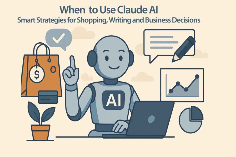When to Use Claude AI: Smart Strategies for Shopping, Writing, and Business Decisions